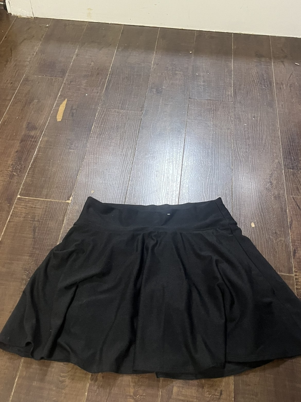 Old Navy Black Circle Skater Skirt